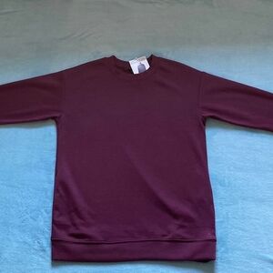 Mondetta Women's Rich Burgundy Crewneck Sweater
